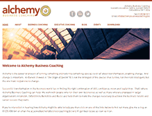 Tablet Screenshot of alchemybusinesscoaching.biz